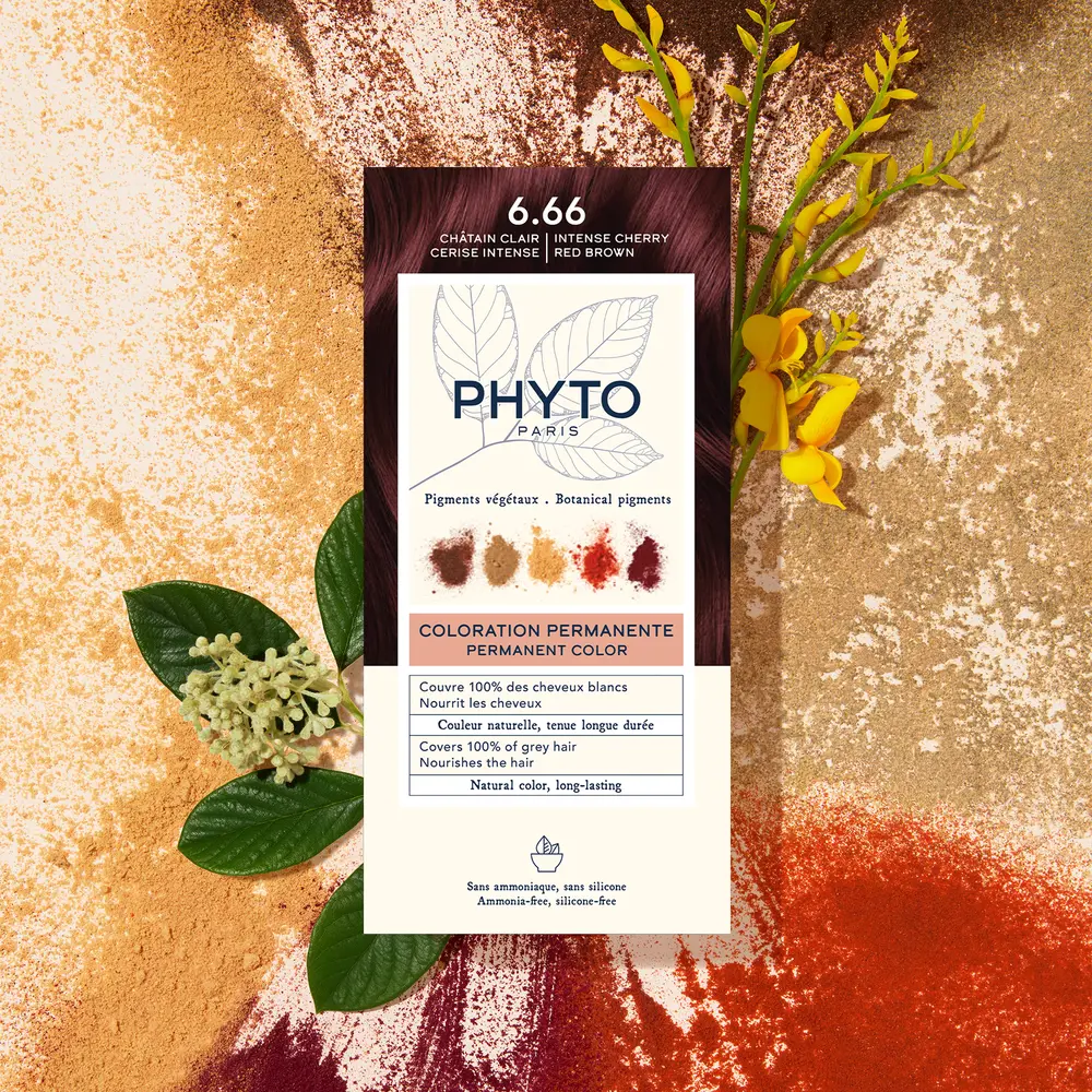 PHYTO PHYTOCOLOR #6.66-Intense Light Cherry Brown 4 u