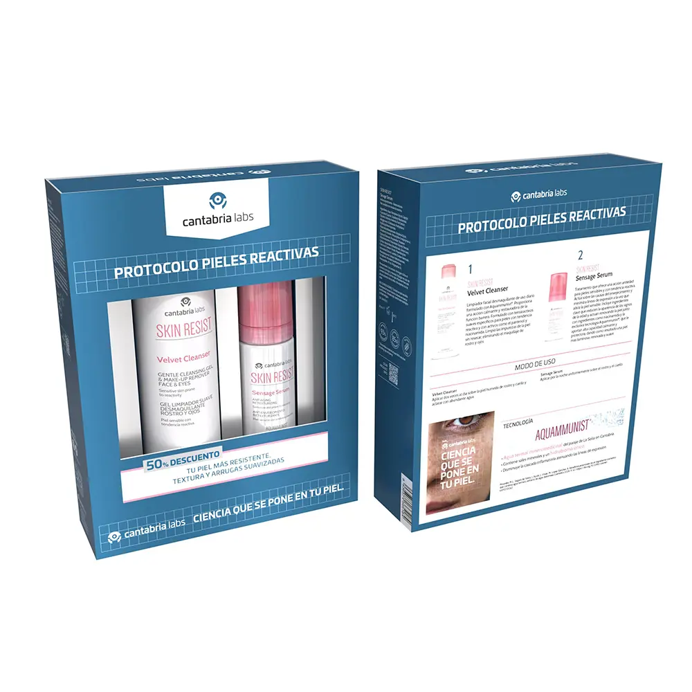 SKIN RESIST PROTOCOL FOR REACTIVE SKINS set 2 pcs