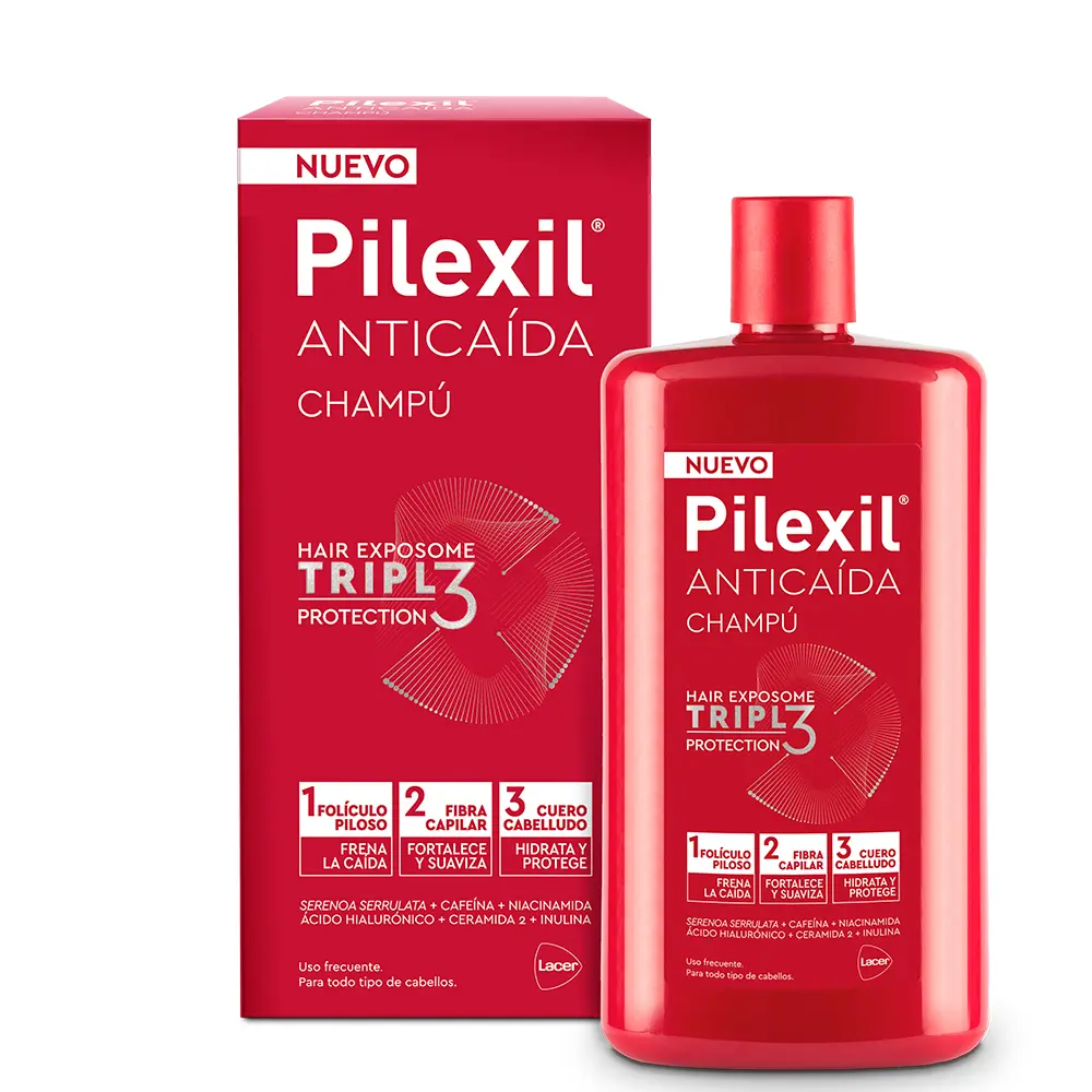 PILEXIL PILEXIL Shampooing triple protection anti-chute 450 ml