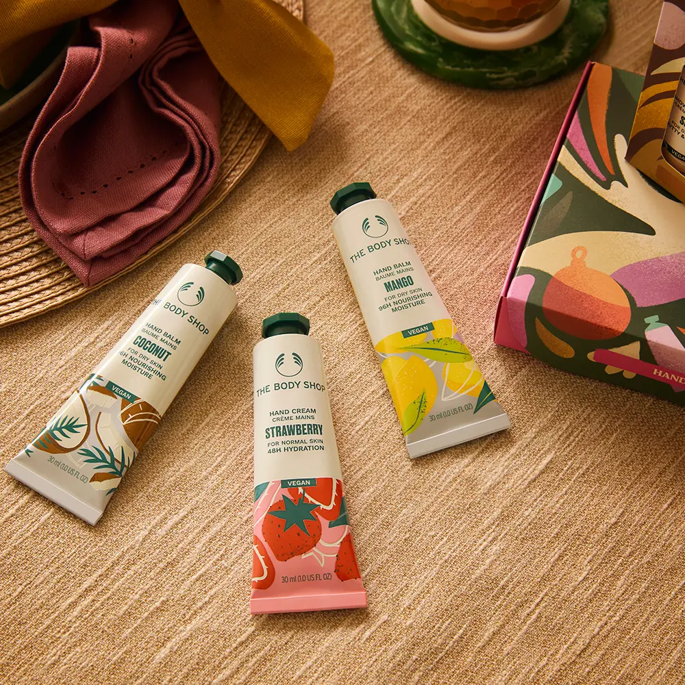 THE BODY SHOP HAND CARE TRIO set 3 pcs THE BODY SHOP HAND CARE TRIO set 3 pcs
