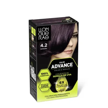 LLONGUERAS COLOR ADVANCE #4.2-borgona