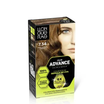 LLONGUERAS COLOR ADVANCE #7.34-Rubio Dorado Cobrizo