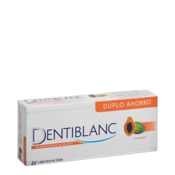 DENTIBLANC DENTIBLANC BLANQUEADOR INTENSIVO con papaya pack 2 x 100 ml