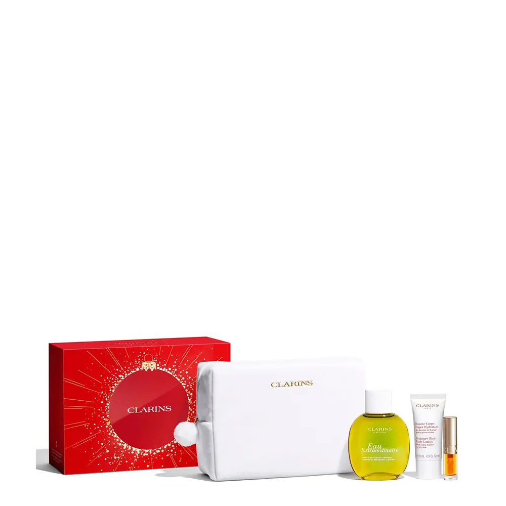 <span class="notranslate">CLARINS EAU EXTRAORDINAIRE</span> set 4 pcs <span class="notranslate">CLARINS EAU EXTRAORDINAIRE</span> set 4 pcs