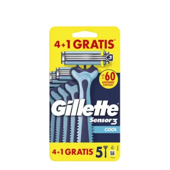 GILLETTE SENSOR3 COOL disposable razor blades 4 units
