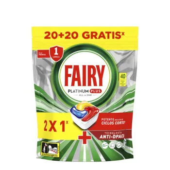 FAIRY FAIRY PLATINUM PLUS LEMON dishwasher 40 capsules