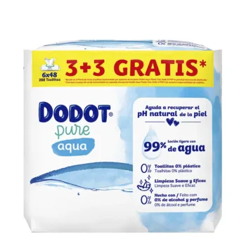DODOT PURE TOTAL CARE 99% water wet wipes 288 units