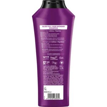SCHWARZKOPF MASS MARKET GLISS FULL HAIR WONDER shampoo density 400 ml