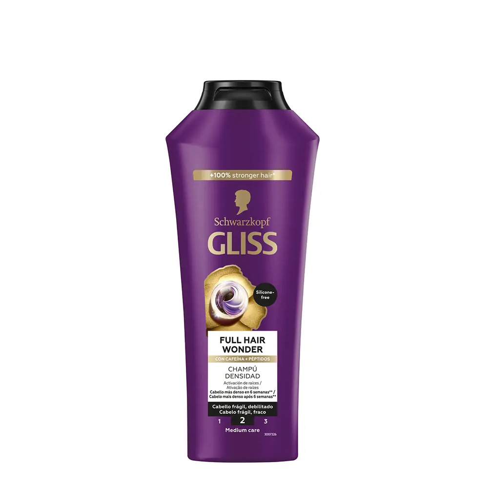 SCHWARZKOPF MASS MARKET GLISS FULL HAIR WONDER shampoo density 400 ml SCHWARZKOPF MASS MARKET GLISS FULL HAIR WONDER shampoo density 400 ml