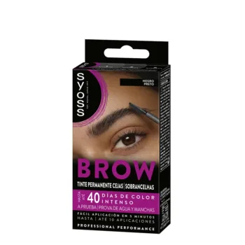 SYOSS BROW TINT permanent eyebrows #Black 1 u
