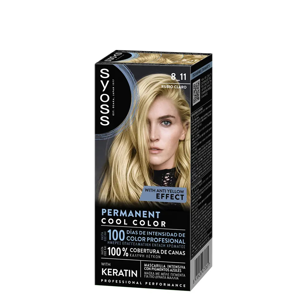 <span class="notranslate">SYOSS PERMANENT COLOR</span> #8.11-Powdry Blond <span class="notranslate">SYOSS PERMANENT COLOR</span> #8.11-Powdry Blond