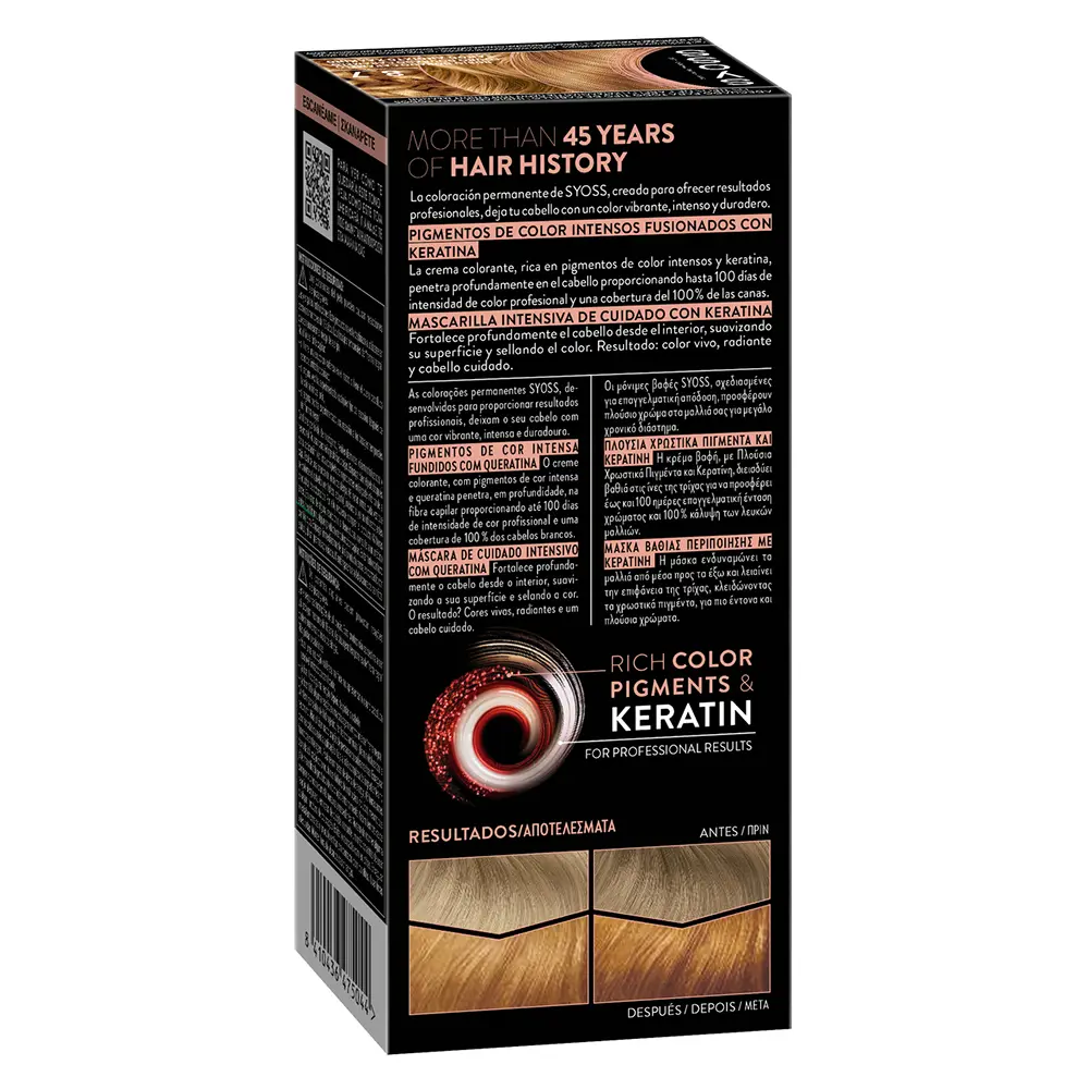 <span class="notranslate">SYOSS PERMANENT COLOR</span> #8.7-Golden Caramel Blond