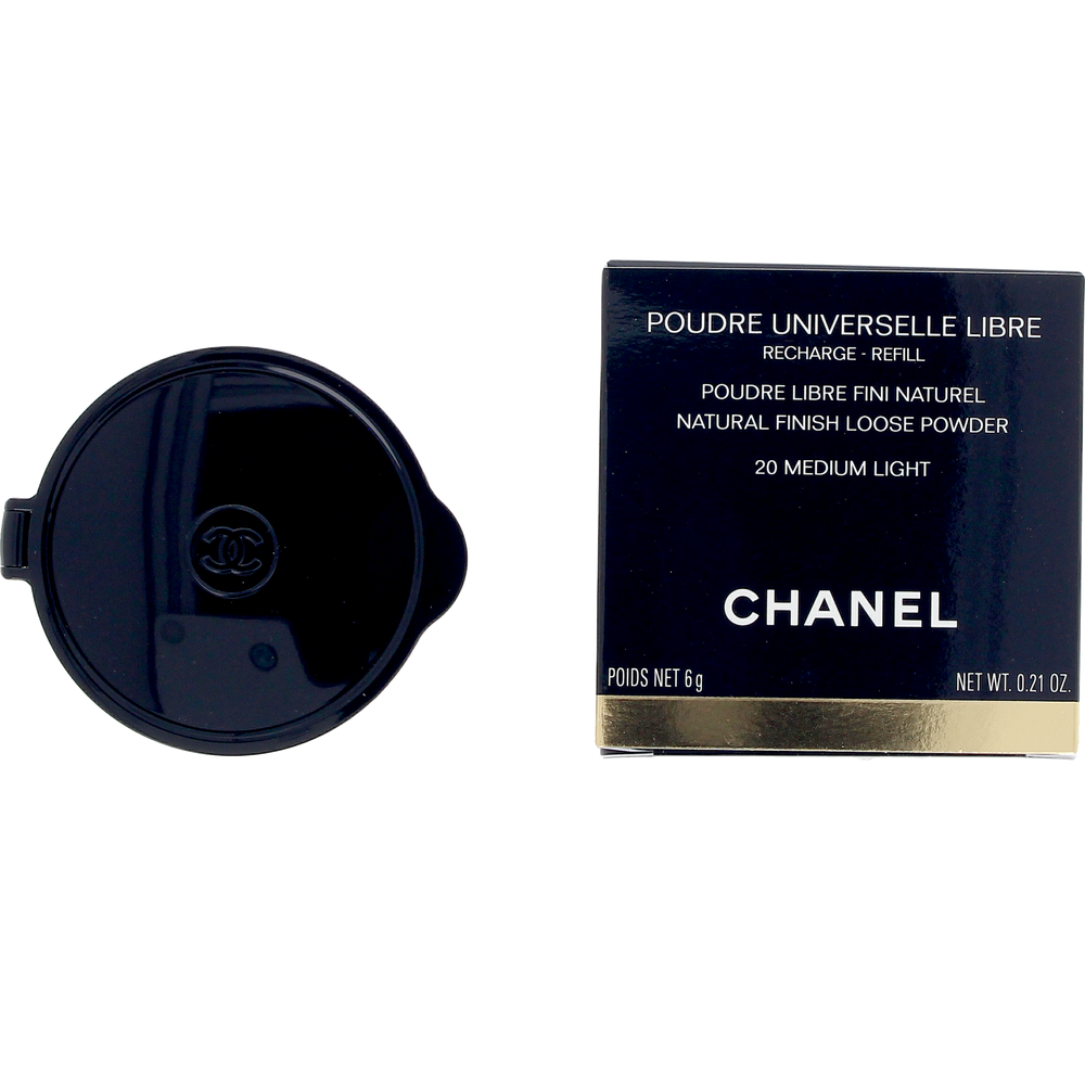 <span class="notranslate">CHANEL POUDRE UNIVERSELLE LIBRE</span> loose powder travel size refill #20-Medium Light 6 gr <span class="notranslate">CHANEL POUDRE UNIVERSELLE LIBRE</span> loose powder travel size refill #20-Medium Light 6 gr
