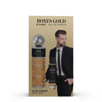 <span class="notranslate"></span> PARFUMS SAPHIR GOLD BOXES set 2 pcs for Men