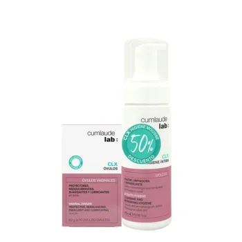 CUMLAUDE LAB CLX Ovules + Mousse, lot de 2 pièces