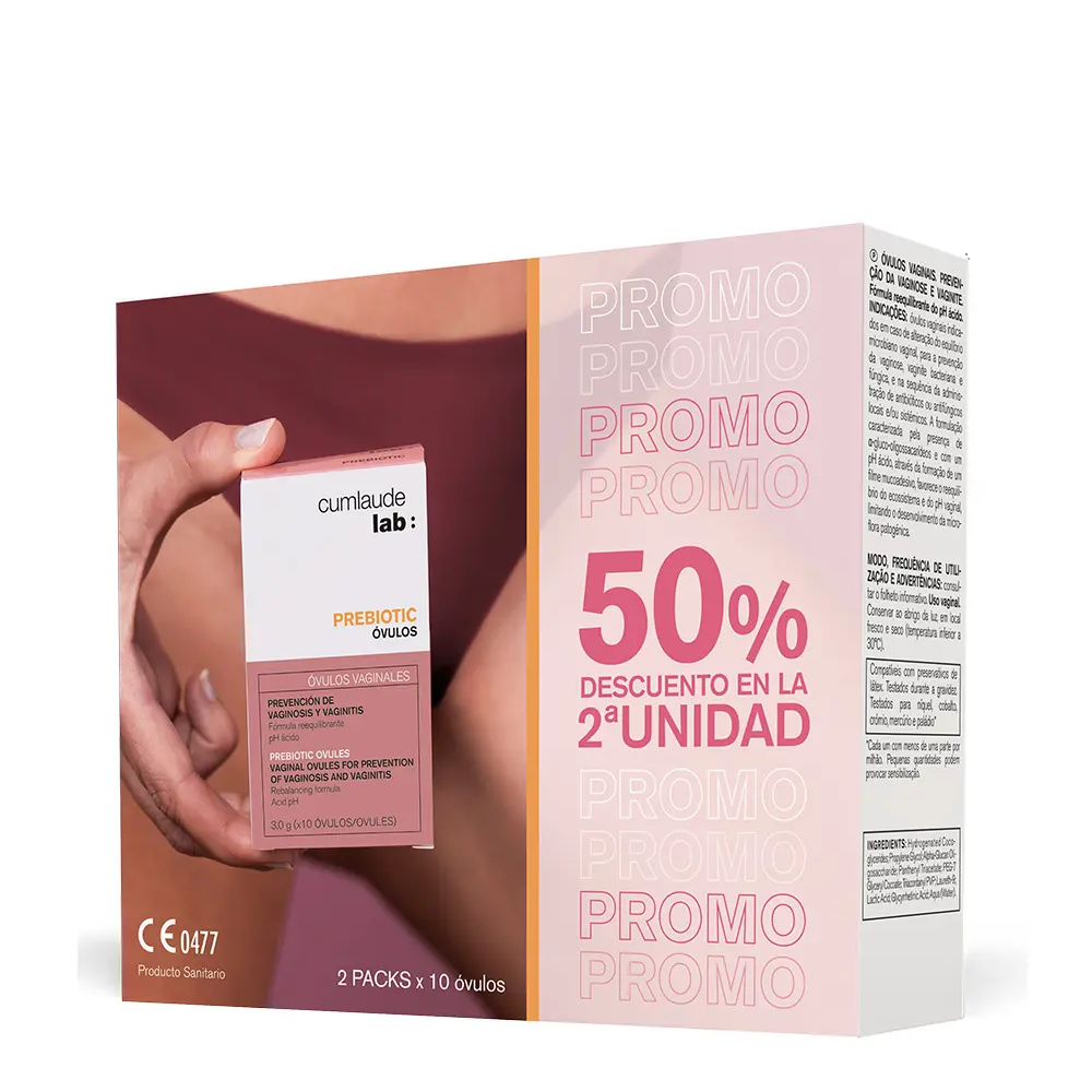 CUMLAUDE LAB PREBIOTIC OVUMES pack 2 x 10 units CUMLAUDE LAB PREBIOTIC OVUMES pack 2 x 10 units