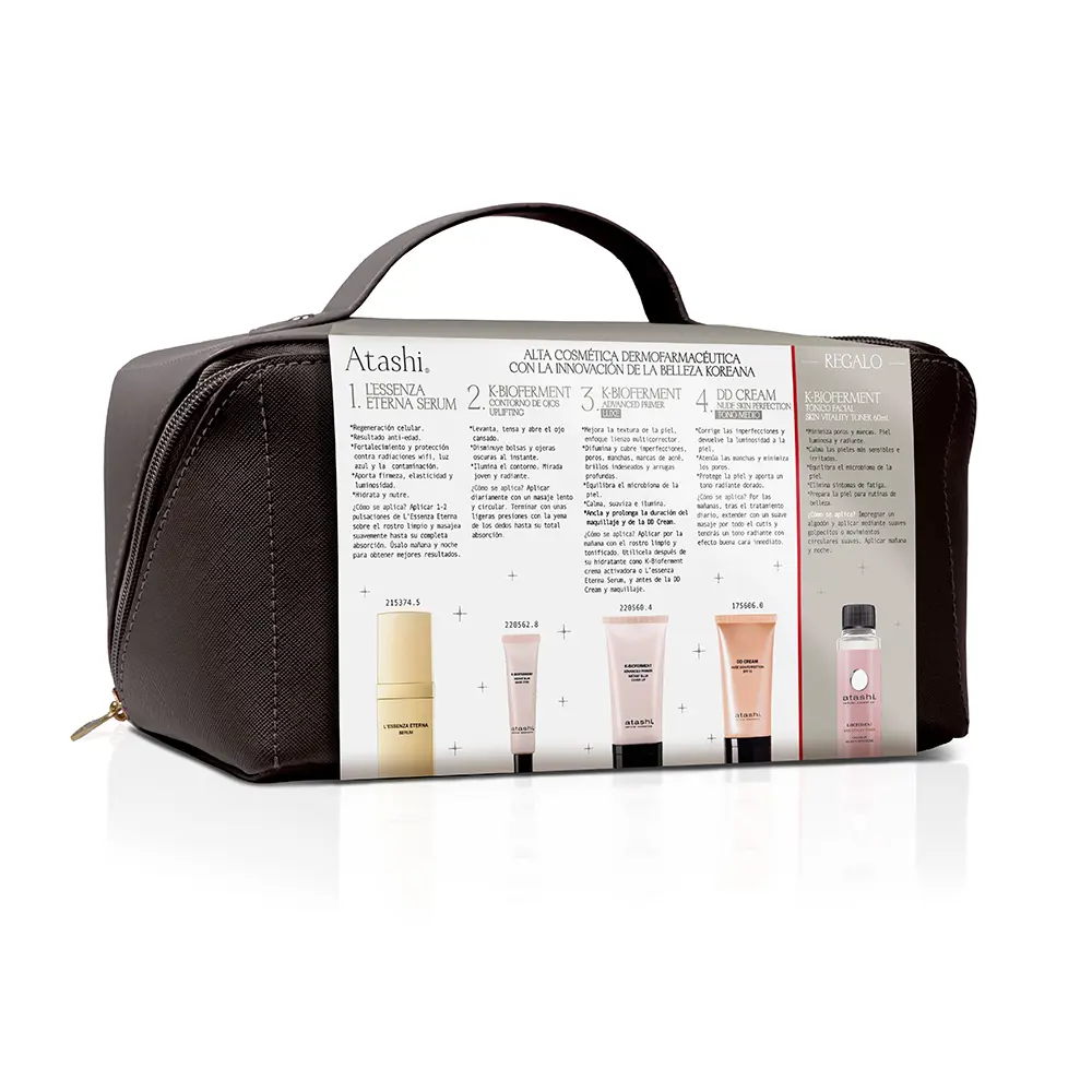 ATASHI RITUAL PEARL SKIN EFFECT 360 TOILETRY BAG 6 pcs set