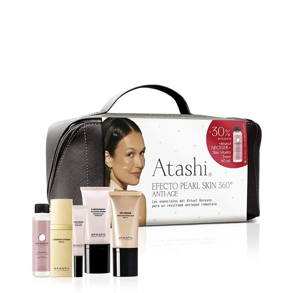ATASHI RITUAL PEARL SKIN EFFECT 360 TOILETRY BAG 6 pcs set ATASHI RITUAL PEARL SKIN EFFECT 360 TOILETRY BAG 6 pcs set