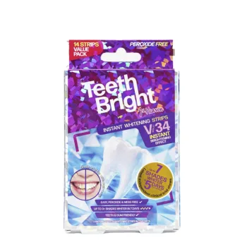 7TH HEAVEN TEETH BRIGHT whitening dental strips 14 units
