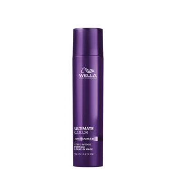 WELLA PROFESSIONALS Maschera miracolosa senza risciacquo per capelli ULTIMATE COLOR - lucentezza e colore vibranti per capelli colorati 95 ml