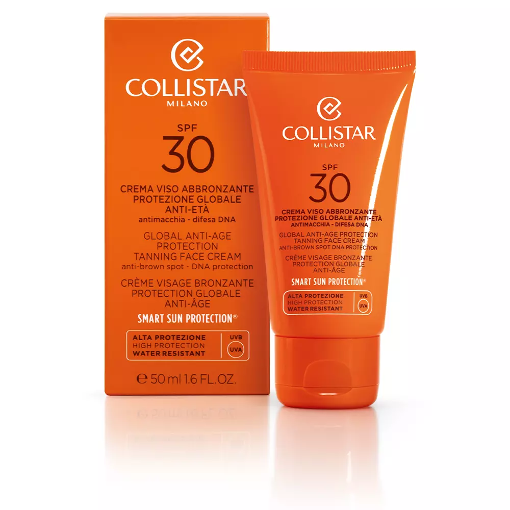 COLLISTAR CREAM ROSTRO bronceadora proteccin global anti-aging SPF30 50 ml