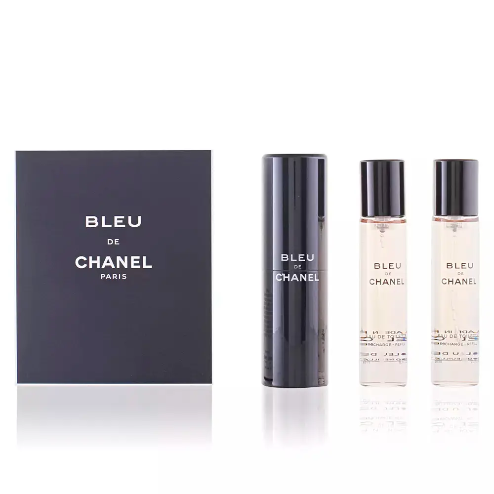 <span class="notranslate">CHANEL BLEU DE CHANEL</span> eau de toilette travel spray 3 x 20 ml for Men