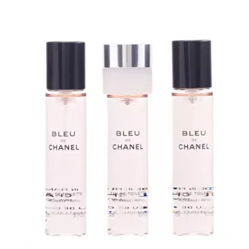 <span class="notranslate">CHANEL BLEU</span> eau de toilette spray refill 3 x 20 ml for Men