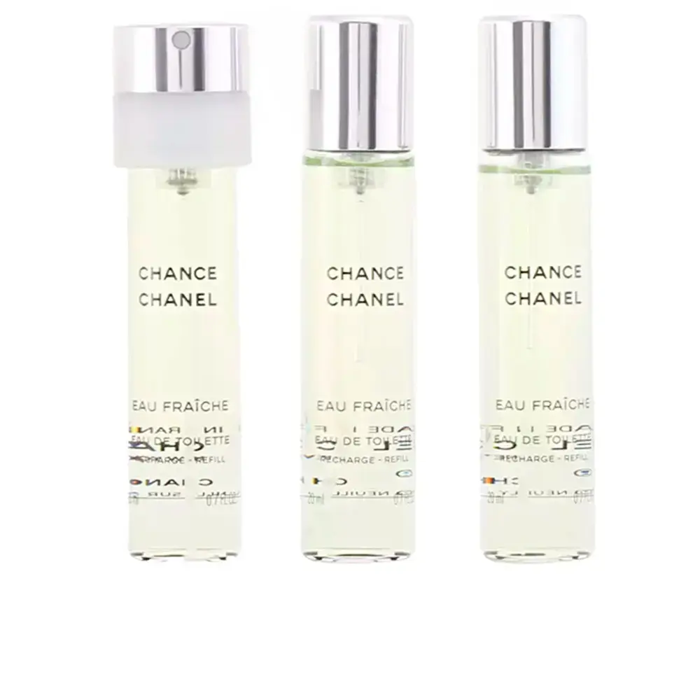 <span class="notranslate">CHANEL CHANCE EAU FRAICHE</span> eau de toilette twist & spray 3 refills 3 x 20 ml for Women