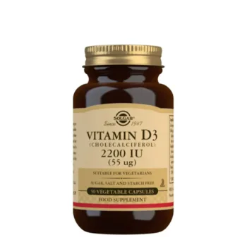 SOLGAR Vitamin D3 2200 Iu 55 Mcg 50 Vcaps