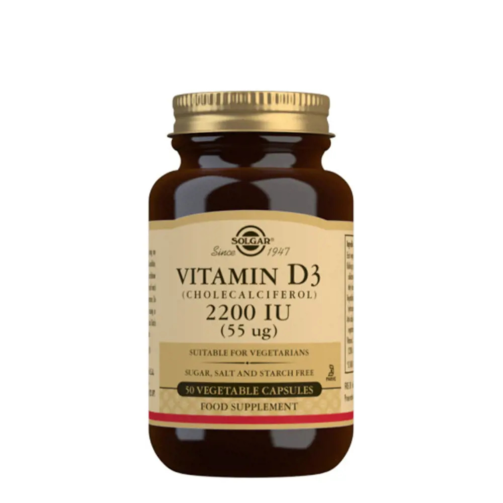 SOLGAR Vitamin D3 2200 Iu 55 Mcg 50 Vcaps SOLGAR Vitamin D3 2200 Iu 55 Mcg 50 Vcaps