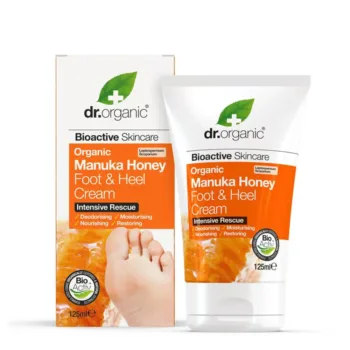 DR. ORGANIC MANUKA HONEY foot and heel cream 125 ml