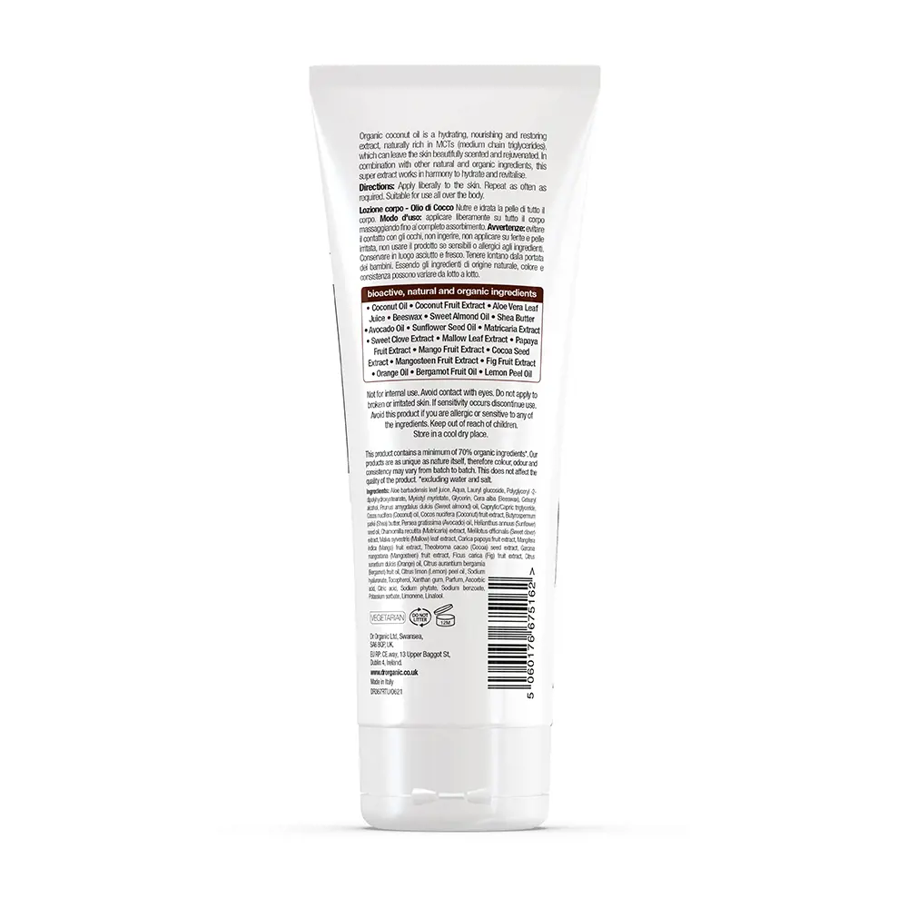 DR. ORGANIC COCO body lotion 200 ml