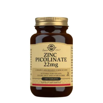 SOLGAR Picolinato Zinc 22 Mg 100 Comp