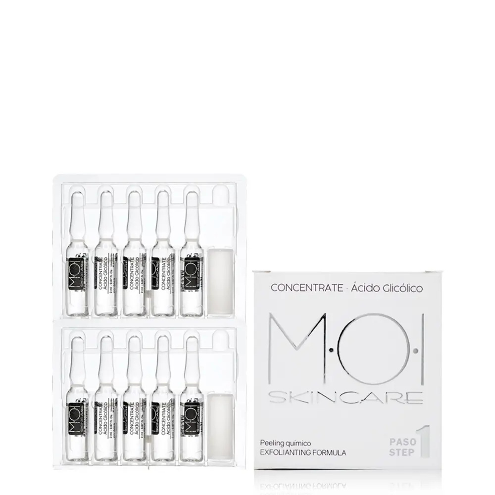 MOI GLYCOLIC ACID facial ampoules 10 x 2 ml MOI GLYCOLIC ACID facial ampoules 10 x 2 ml