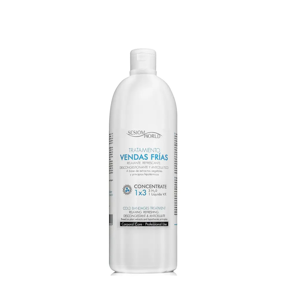 SESIOM WORLD COLD BANDAGES liquid treatment 1000 ml SESIOM WORLD COLD BANDAGES liquid treatment 1000 ml