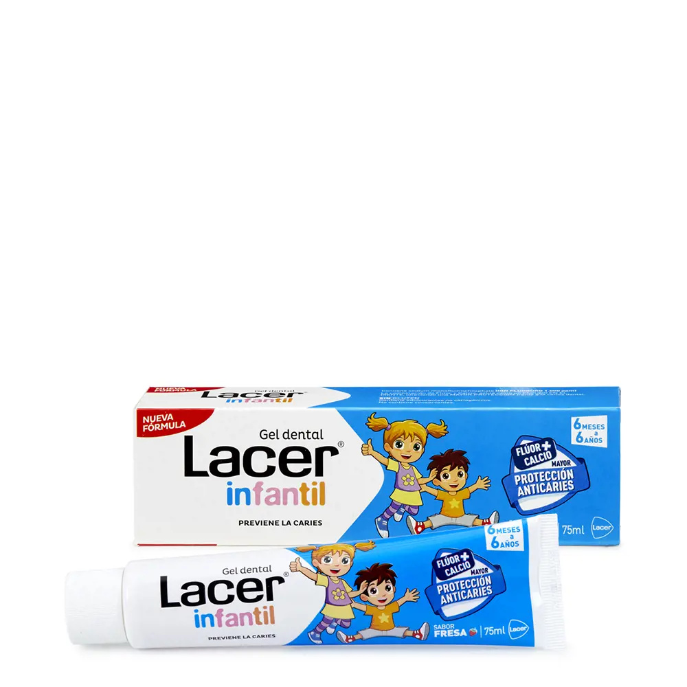 LACER INFANTIL gel dental strawberry 75 ml LACER INFANTIL gel dental strawberry 75 ml