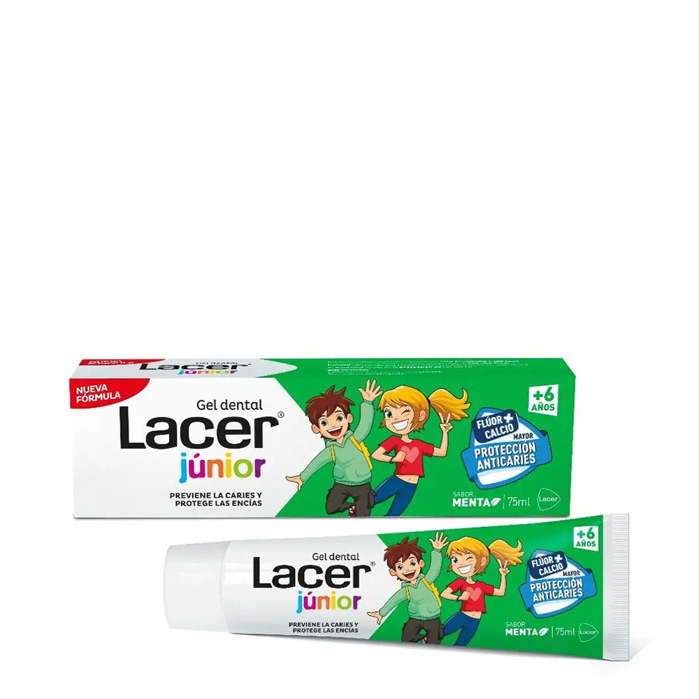 LACER JUNIOR gel dental mint 75 ml LACER JUNIOR gel dental mint 75 ml