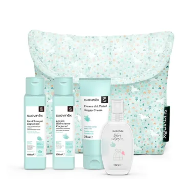 SUAVINEX NECESER TELA VIAJE #AZUL set 5 pz