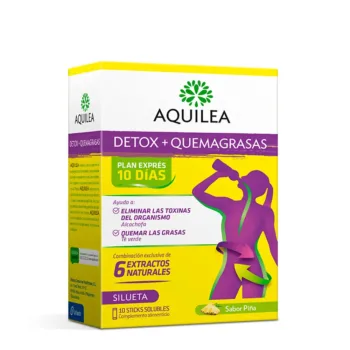 AQUILEA Detox and Fat Burner 10 Drinkable Sticks