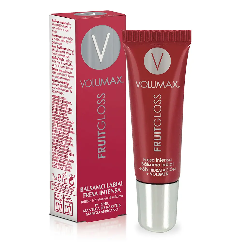 VOLUMAX Fruitgloss Idratante labbra intenso alla fragola 7.5 ml