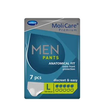 HARTMANN Molicare Premium Men Absorbent Slips TL 5 Drops 7 Units