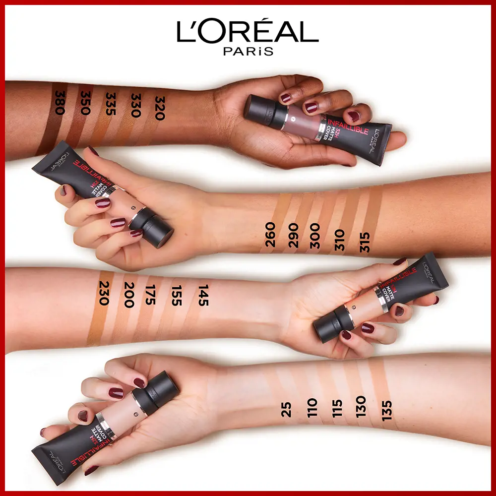 L'ORÉAL PARIS INFAILLIBLE 32H matte cover foundation #115 warm undertone 30 ml L'ORÉAL PARIS INFAILLIBLE 32H matte cover foundation #115 warm undertone 30 ml - Image 3