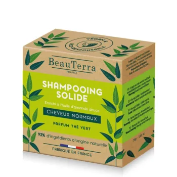 BEAUTERRA SHAMPOO SOLIDE Tè Verde 75 gr