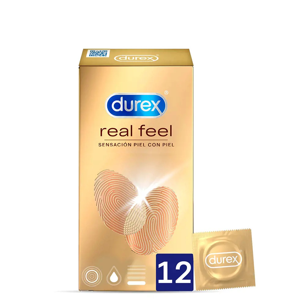 DUREX REAL FEEL skin to skin condoms 12 u DUREX REAL FEEL skin to skin condoms 12 u