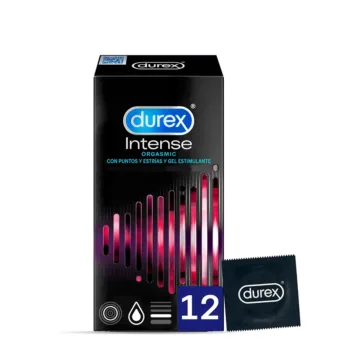 DUREX INTENSE ORGASMIC condoms 12 u