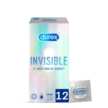 DUREX Préservatifs INVISIBLES extra sensibles 12 u