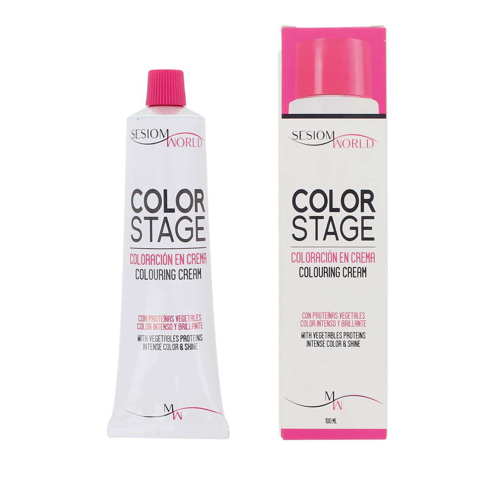 SESIOM WORLD COLOR STAGE Cremefarbe Nr. 7.21 – Iris Aschblond 100 ml