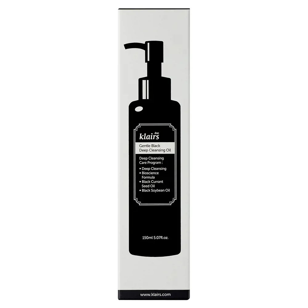 <span class="notranslate">KLAIRS GENTLE BLACK</span> deep cleansing oil 150 ml