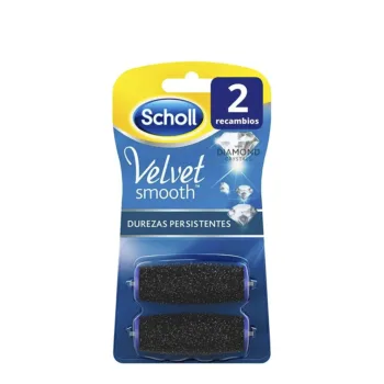 SCHOLL VELVET SMOOTH file for persistent calluses refill 2 units