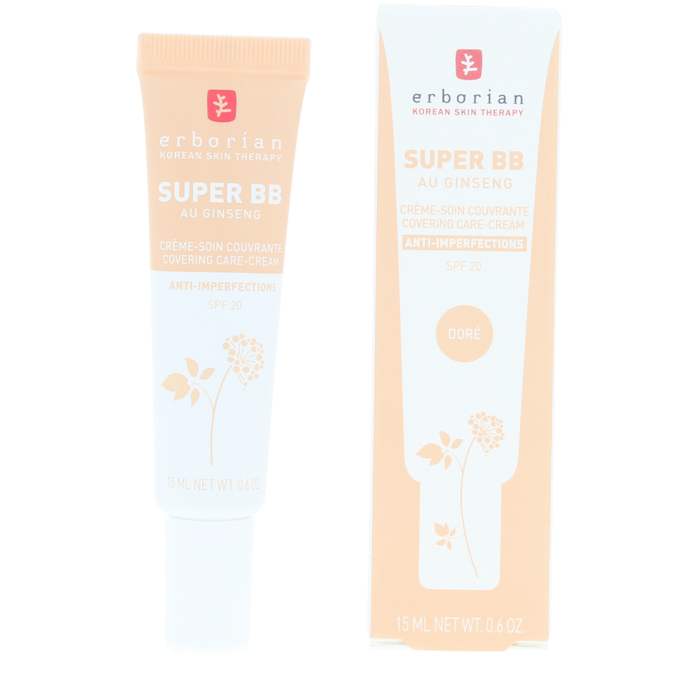 ERBORIAN SUPER BB AU GINSENG anti-blemish cream SPF20 #Gold 15 ml